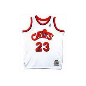 LeBron James Cleveland Cavaliers 1986 87 Season Autographed Throwback 