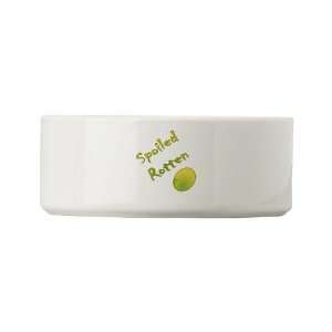  Spoiled Rotten Humor Small Pet Bowl by  Pet 