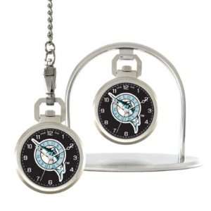  Florida Marlins Game Time MLB Pocket Watch/Desk Clock 