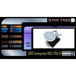 Star Trek 5 Inch USS Enterprise NCC 1701 D: Toys & Games