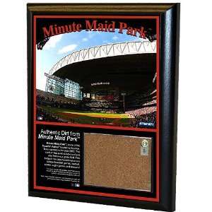  Houston Astros Minute Maid Field 8x10 Game Used Dirt 
