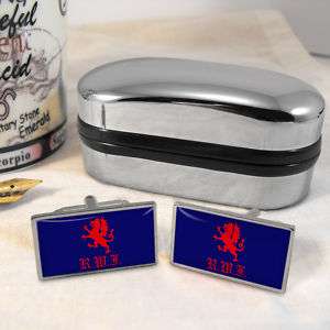 Royal Welch Fusiliers Flag Mens Gift Cufflinks UK  