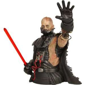  Star Wars Force Unleashed Darth Vader Mini Bust: Toys 