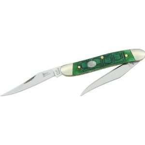 Frost Cutlery & Knives SW122CROCG Steel Warrior Muskrat Pocket Knife 