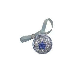  Blue Star Bling Pacifier Bling Clip Baby