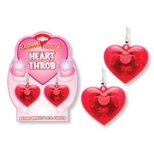  Heart Throb Flashing Earrings Case Pack 72: Home & Kitchen