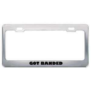 Got Banded Hare Wallaby? Animals Pets Metal License Plate Frame Holder 