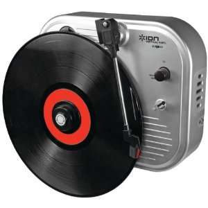 New  ION IT27 VERTICAL VINYL WALL MOUNTED TURNTABLE Electronics