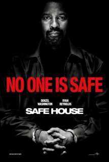 Safe House   original DS movie poster D/S 27x40 Denzel Washington 