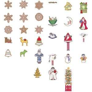  Cutter Christmas Embroidery Designs by J. Wecker Frisch for Amazing 