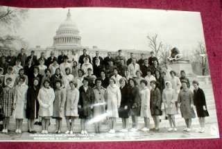 1964 John Marshall High School Class Photo Taken at DC  