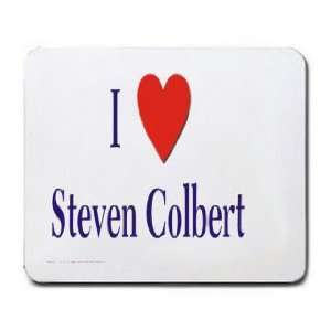  I love/Heart Steven Colbert Mousepad: Office Products