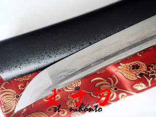   ready 9260spring steel straight blade warrior tsuba ninja katana sword