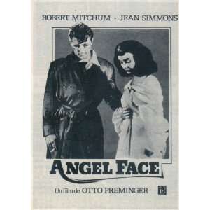  Angel Face Movie Poster (27 x 40 Inches   69cm x 102cm 