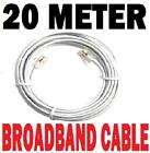 ADSL / DSL Broadband Modem Cable / Lead RJ11 Plugs 20m