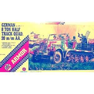   72 German 8 Ton half track with 20mm Gun Model Kit: Everything Else