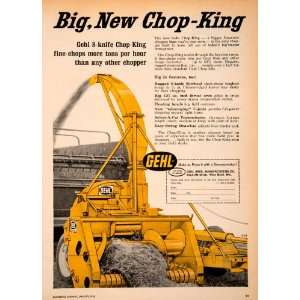   Wisconsin Chop King Chopper Farm   Original Print Ad