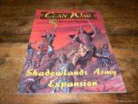 Clan War Shadowlands Army Expansion PB Illustrated1999 Magic Mud 
