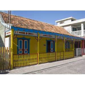 Colorful Street Front, Isla Mujeres, Quintana Roo, Mexico Photographic 