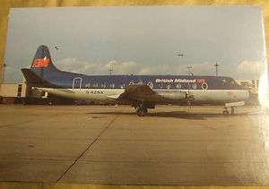British Midland Vickers 813 Viscount circa 1980s.  