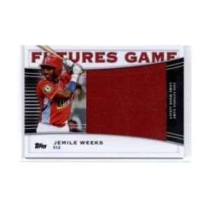  2010 Topps Pro Debut Futures Game Jersey #JW Jemile Weeks 