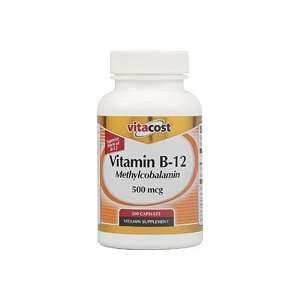  Vitacost Vitamin B 12 Methylcobalamin    500 mcg   200 