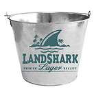 NEW LandShark Lager Metal Ice Bucket Land Shark Beer