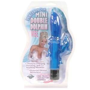  Mini Double Dolphin Massager, Waterproof 7 Function 