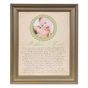  Pewter tone Mothers Heart Sentiment Photo Frame Jewelry
