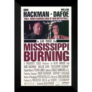 Mississippi Burning 27x40 FRAMED Movie Poster   Style B