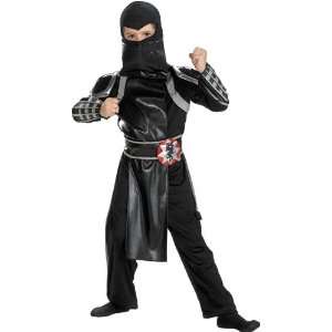  Phantom Ninja Deluxe Costume Boy   Child 4 6: Toys & Games