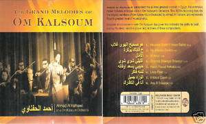 Om Kolthoum Grand Melodies by Ahmed Hafnawi ~ Arabic CD 640615138721 