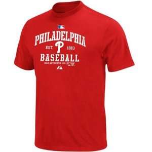  Philadelphia Phillies AC Classic Red T Shirt Sports 