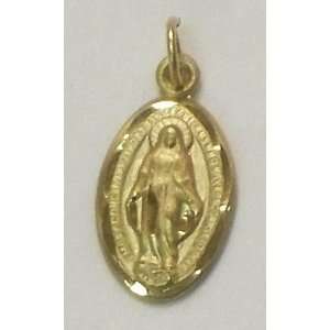   Religious Small Mother Mary Solid Gold Pendant: Everything Else