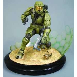  Halo 3 Master Chief Version 2 Green Statue Figure Toys 