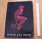 David Lee Roth 1991 Concert Tour Program A Little Aint 