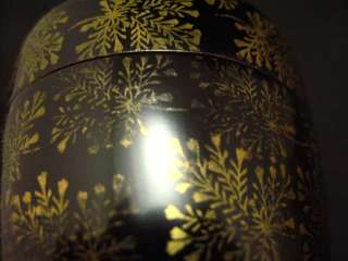 Japanese antique lacquer Wooden Tea caddy Natsume with shifuku and 