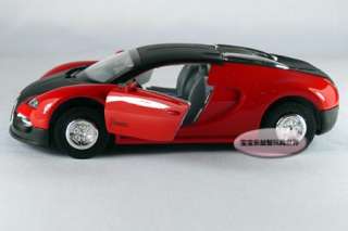 New Bugatti Vayron 132 Alloy Diecast Model Car With Sound&Light Red 