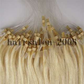 loop/micro ring human hair extension 100 strands 50gr, 2 length 8 