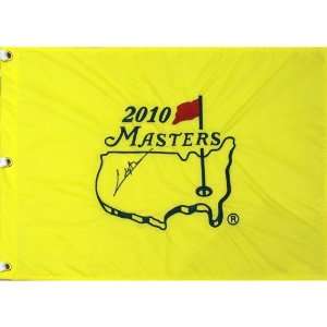 Camilo Villegas Autographed 2010 Masters Golf Pin Flag   Autographed 