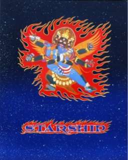 Jefferson Starship Airplane Greatest Hits Rock Poster  