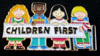 Colorful CHILDREN FIRST Head Start? School Pin  