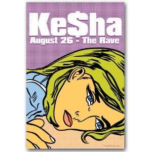  Kesha Poster   T Concert Flyer   Ke$ha Cannibal Animal 