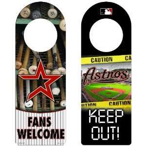 MLB Houston Astros Wood Door Hanger