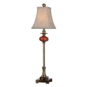  29717 Floriano One Light Buffet Lamp in Coffee