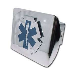  EMS (Emergency Medical Services) on Chrome Trailer Hitch 