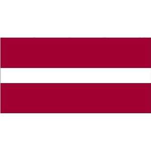  Annin Nylon Latvia Flag, 3 Foot by 5 Foot Patio, Lawn 