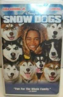   Dogs VHS CUBA GOODING JR. JAMES COBURN Sledding winter comdey movie