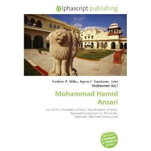  Mohammad Hamid Ansari (9786133739321) Books
