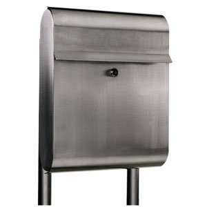  EuropeanHome Stainless Steel Antares Mailbox and Stand 